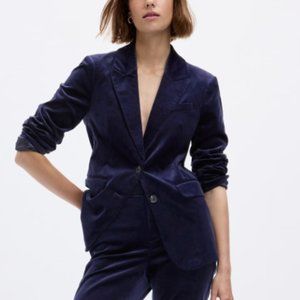 Gap Velvet Blazer - Black - S